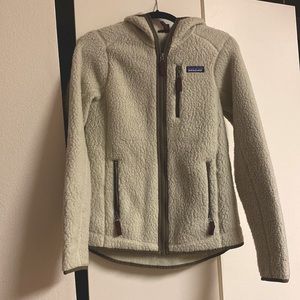 Patagonia small retro pile hoodie zip